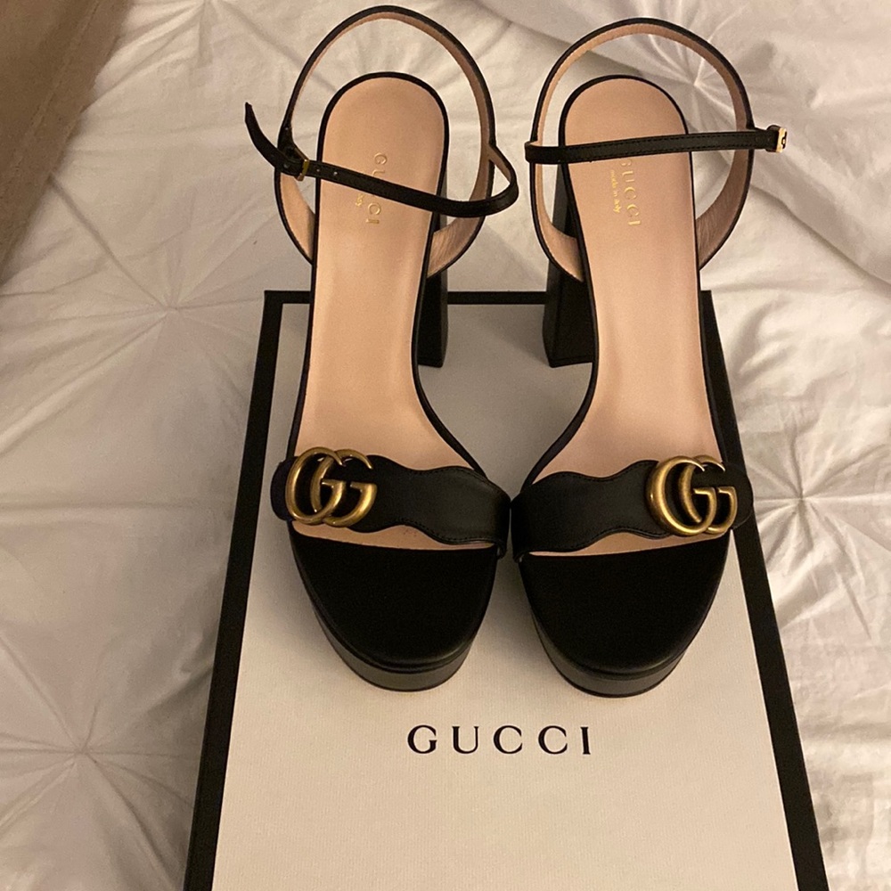 Gucci Marmont Heels/ Sandals size 40 AUTHENTIC